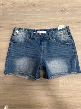 Levi's Shortall Mid Rise Denim Jean Shorts.  Sz 16R